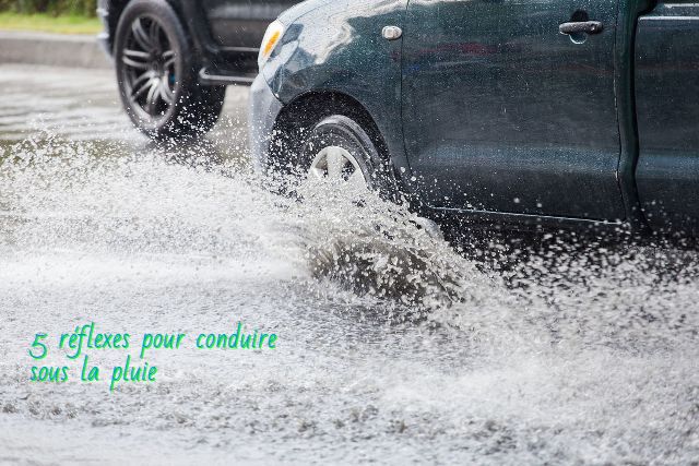 5 réflexes pour conduire sous la pluie !