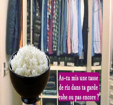 La plupart des gens ont un paquet de riz chez eux. Aujourd’hui, nous vous offrons une autre astuce avec du riz qui concerne votre garde-robe !