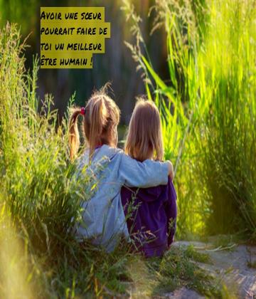 Les frères et les sœurs sont l'une des premières personnes avec qui tu passes ta vie et même si les choses ne sont pas toujours parfaites.