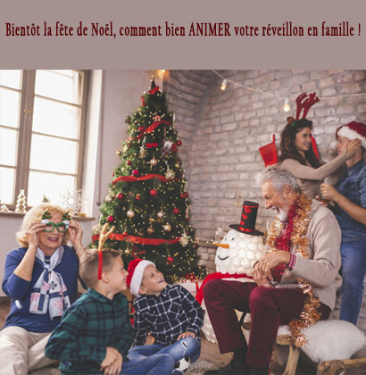 Bientôt la fête de Noël, comment bien ANIMER votre réveillon en famille !