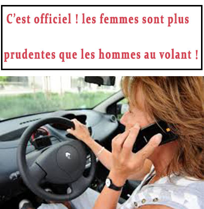 C’est officiel ! les femmes sont plus prudentes que les hommes au volant !