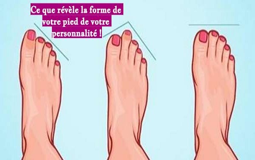 Ce que révèle la forme de votre pied de votre personnalité !