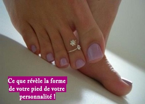 Ce que révèle la forme de votre pied de votre personnalité !