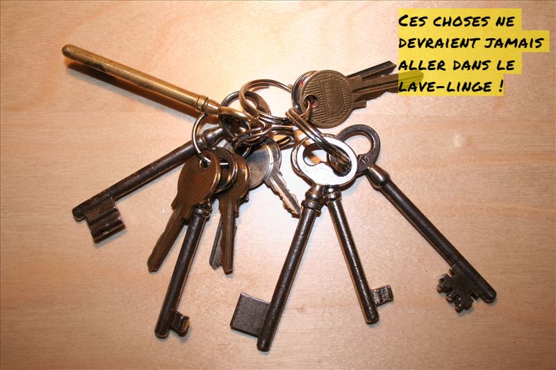 Ces choses ne devraient jamais aller dans le lave-linge