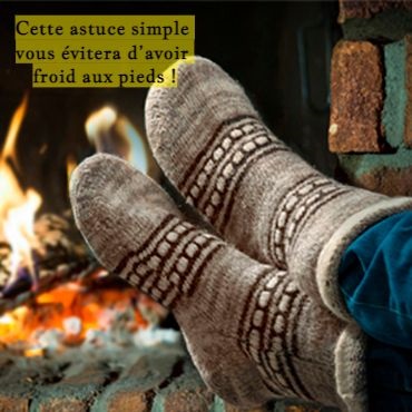 Cette astuce simple vous évitera d’avoir froid aux pieds !