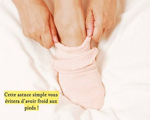 Cette astuce simple vous évitera d’avoir froid aux pieds !