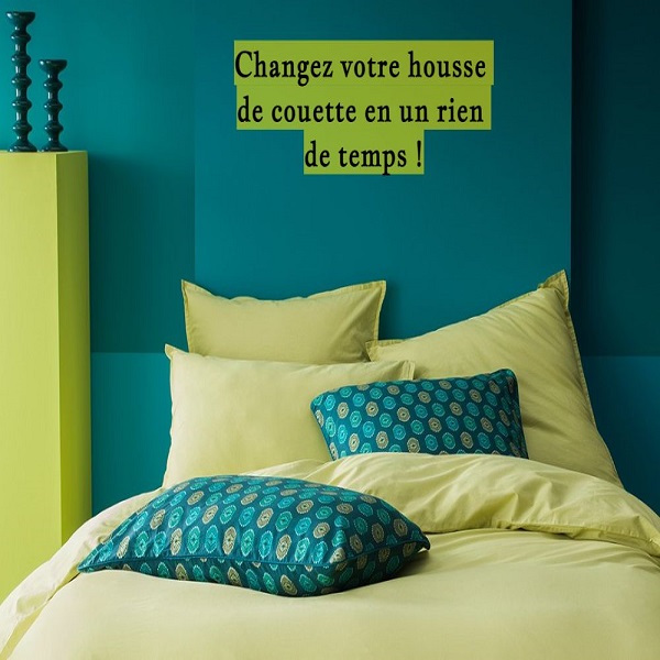 Changez votre housse de couette en un rien de temps !
