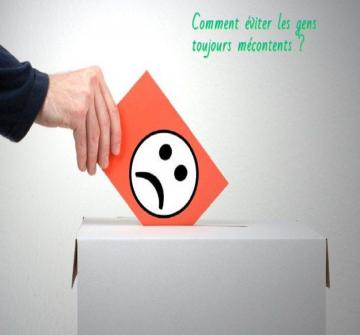 Nous connaissons tous une personne qui est toujours mécontente, peu importent les circonstances.