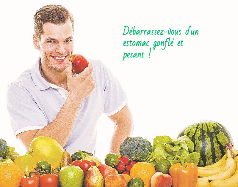 Débarrassez-vous d'un estomac gonflé et pesant !