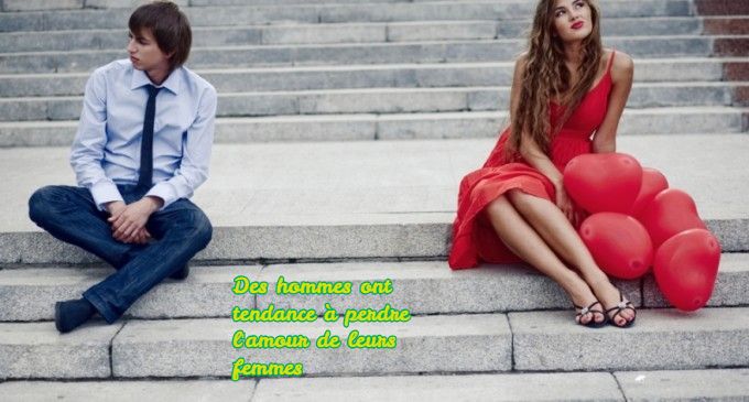 La comparaison Des hommes ont tendance à perdre l'amour de leurs femmes