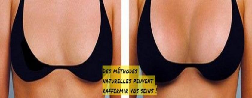 Des méthodes naturelles peuvent raffermir vos seins