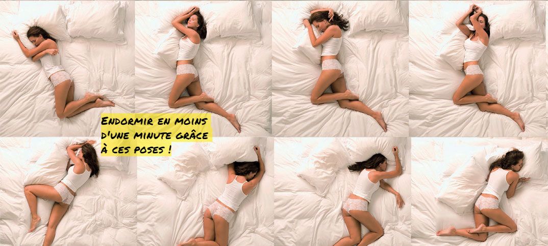 S'endormir en moins d'une minute grâce à ces poses Endormir en moins d'une minute grâce à ces poses