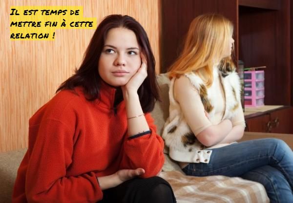 Mettre fin à cette relation Il est temps de mettre fin à cette relation !