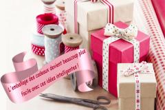 Si l’attente fait partie du plaisir, l’emballage cadeau participe à la joie de recevoir.