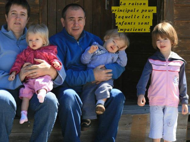 Des enfants impatients La raison principale pour laquelle les enfants sont impatients