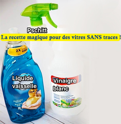 La recette magique pour des vitres SANS traces !