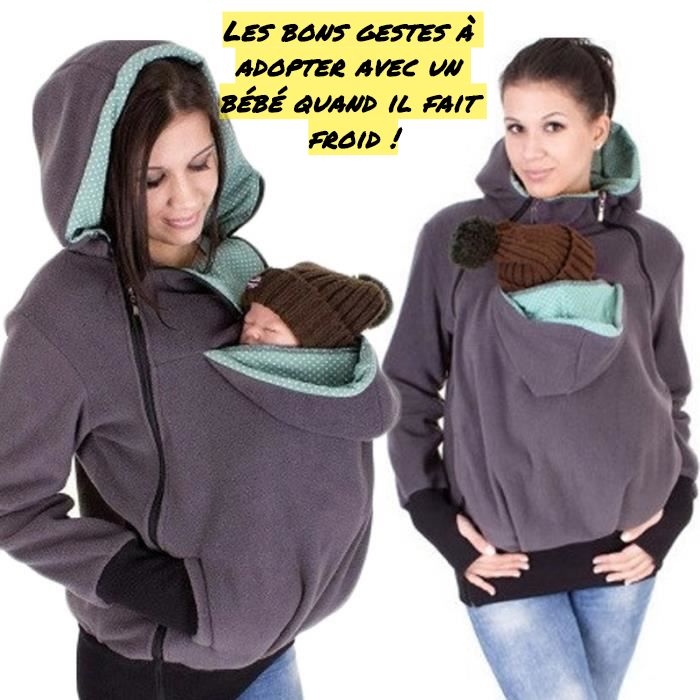 Les bons gestes à adopter avec un bébé quand il fait froid !
