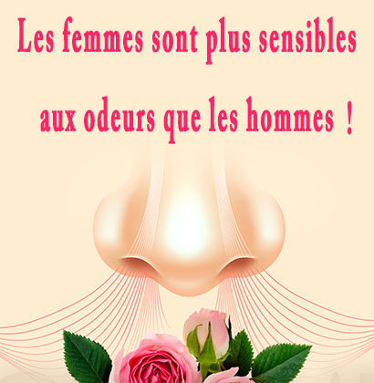 Les femmes sont plus sensibles aux odeurs que les hommes !
