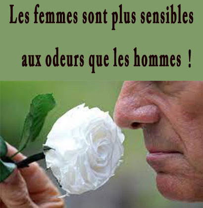 Les femmes sont plus sensibles aux odeurs que les hommes !