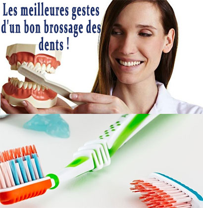 Les meilleures gestes d'un bon brossage des dents !