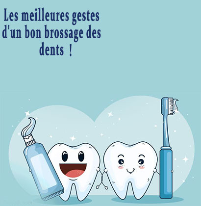 Les meilleures gestes d'un bon brossage des dents !