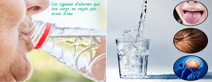 Les signaux d'alarme que ton corps ne reçoit pas assez d'eau