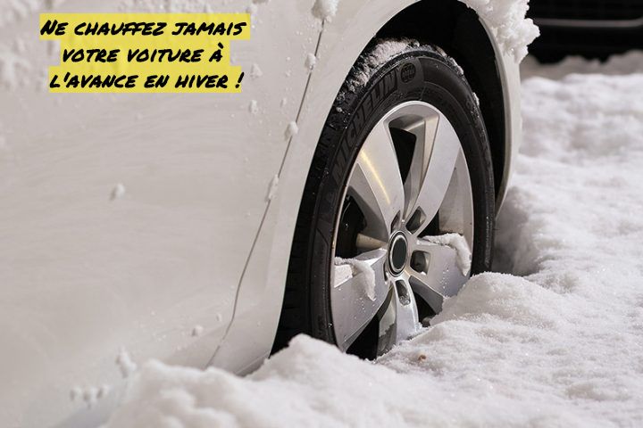 Ne chauffez jamais votre voiture à l'avance en hiver!