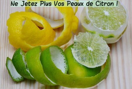 Ne Jetez Plus Vos Peaux de Citron ! 