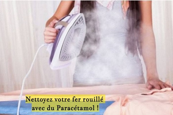 Nettoyez votre fer rouillé avec du Paracétamol !