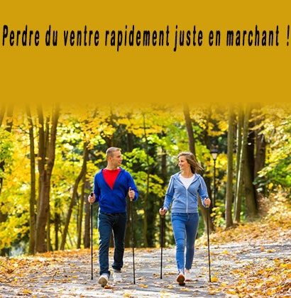 Perdre du ventre rapidement juste en marchant !