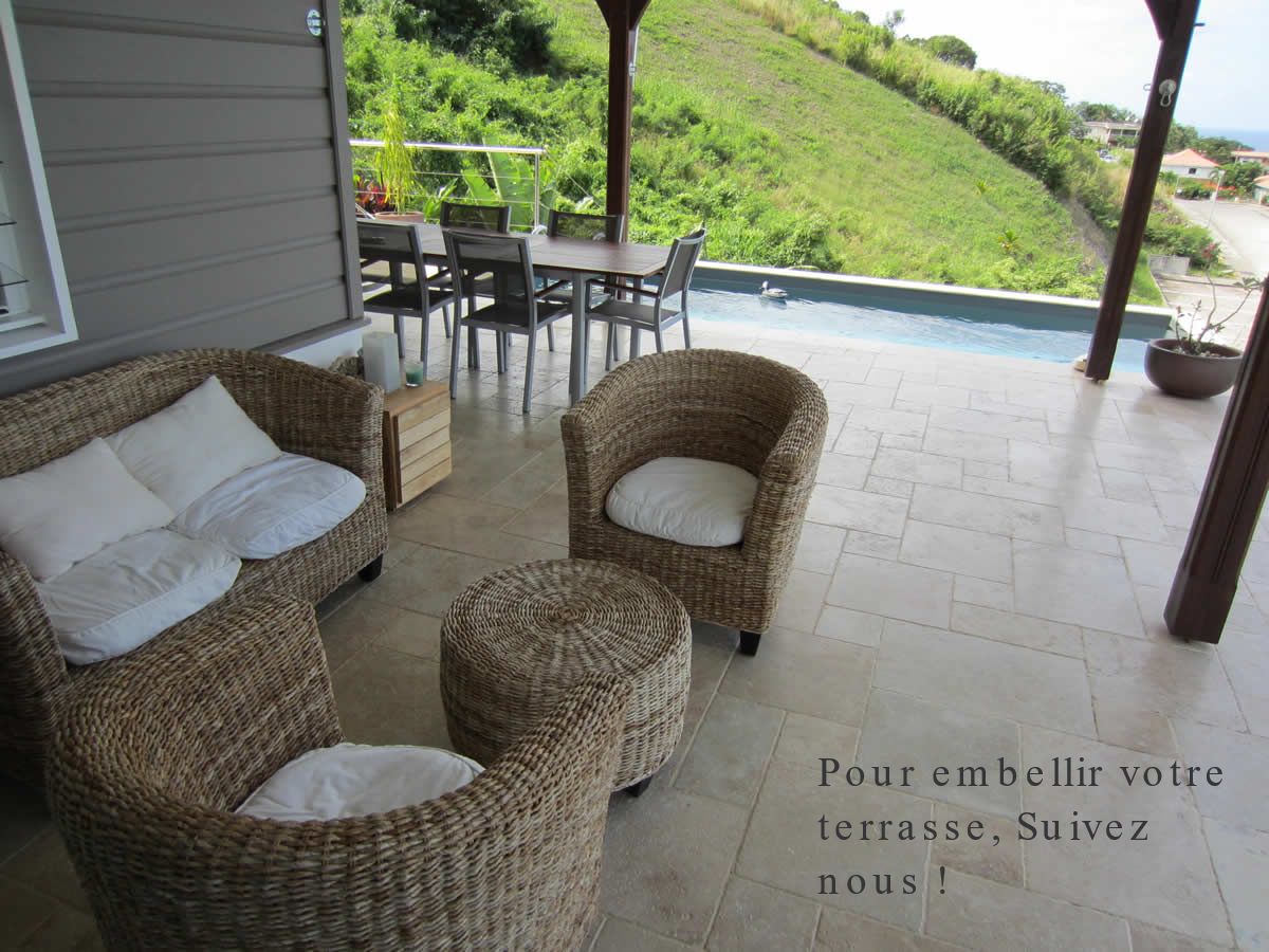 Pour embellir votre terrasse,Suivez nous!