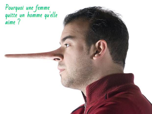 Pourquoi une femme quitte un homme qu'elle aime?