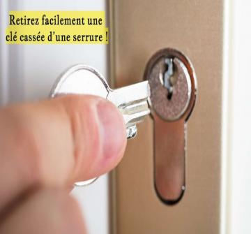 Avez-vous déjà vécu cela ? Votre clé est coincée dans la serrure ? Vous pouvez également suivre nos conseils et retirer vous-même la clé cassée de la serrure !