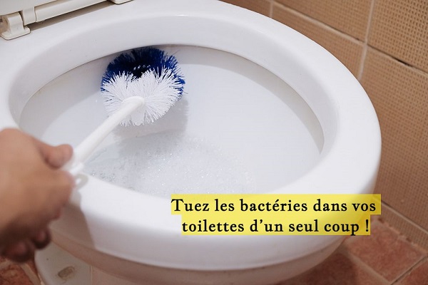 Tuez les bactéries dans vos toilettes d’un seul coup !