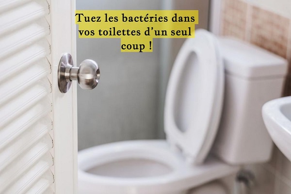 Tuez les bactéries dans vos toilettes d’un seul coup !