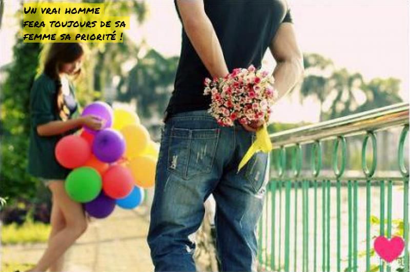 Un vrai homme fera toujours de sa femme sa priorité !