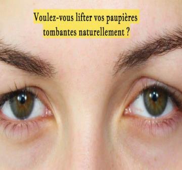 Souffrez-vous de paupières tombantes ? Pas de problème offrez à vos paupières un lift naturel grâce à cette astuce !