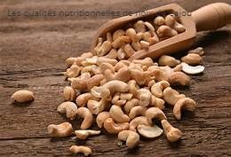 Les qualités nutritionnelles de noix de Cajou 