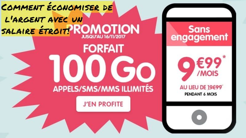 Voulez-vous économiser de l'argent Comment économiser de l'argent avec un salaire étroit!
