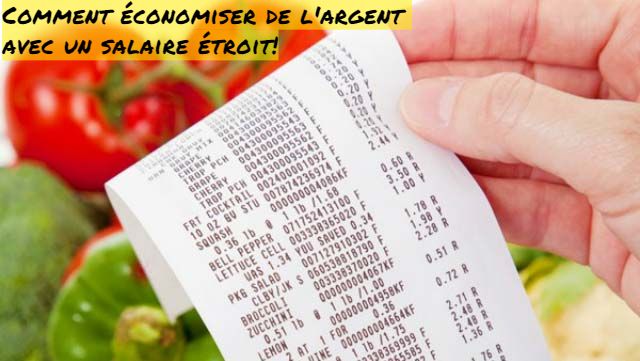 Comment économiser de l'argent Comment économiser de l'argent avec un salaire étroit!