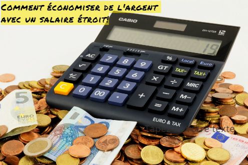 Comment économiser de l'argent Comment économiser de l'argent avec un salaire étroit!