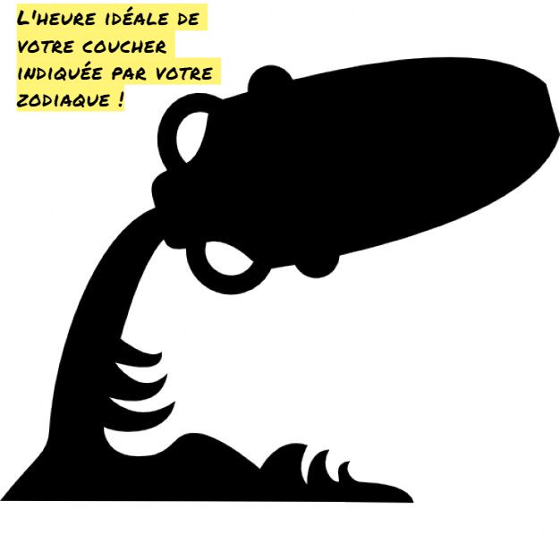 Le verseau L'heure idéale de votre coucher indiquée par votre zodiaque