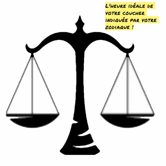 Balance L'heure idéale de votre coucher indiquée par votre zodiaque