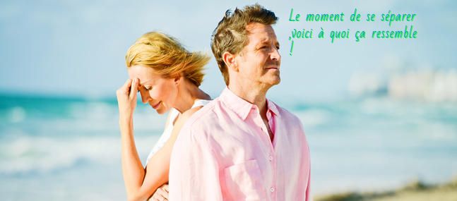 Le moment de séparation Le moment de se séparer ,voici à quoi ça ressemble