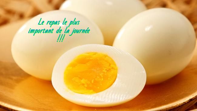 Le repas le plus important de la journée Le repas le plus important de la journée !