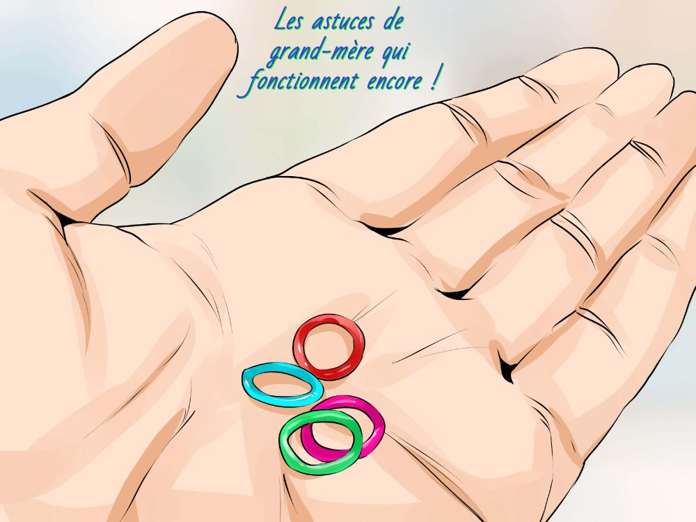 Attachez un élastique à la main lorsque un enfant a appris à écrire Les astuces de grand-mère qui fonctionnent encore !