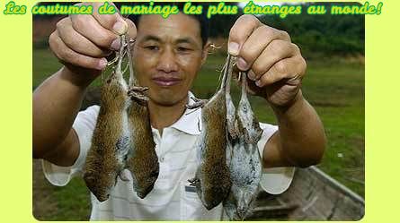 Les coutumes de mariage les plus étranges au monde!