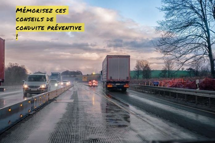 Mémorisez ces conseils de conduite préventive