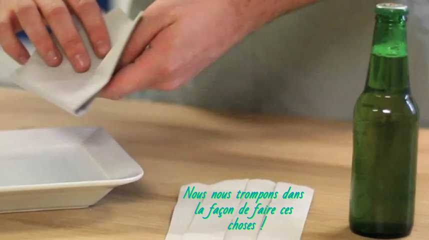 Le Refroidissement rapide des boissons Nous nous trompons dans la façon de faire ces choses