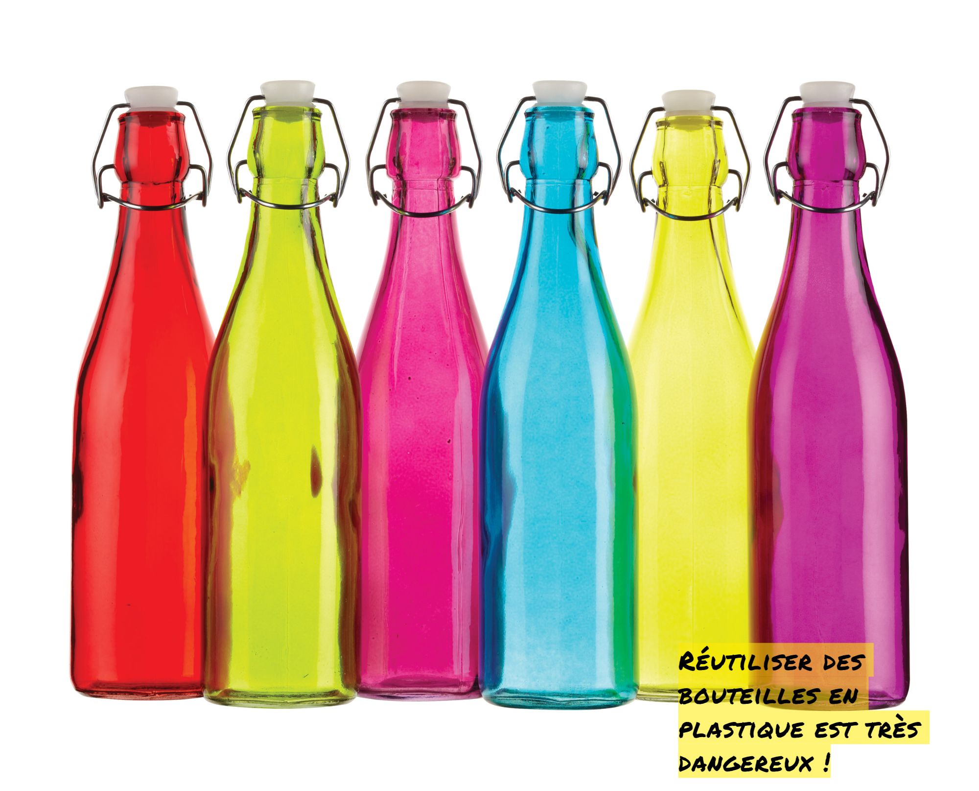 Réutiliser des bouteilles en plastique est très dangereux